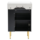 Bathroom Vanity, Combo Cabinet, Bathroom Storage Cabinet, Single Ceramic Sink by HouseOfZazla