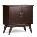 Draper - Low Storage Cabinet - Medium Auburn Brown by Unique Piece Furniture