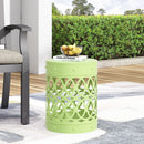 Outdoor Metal Large End Table, Modern Design by HouseOfZazla
