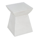 Antique-Textured Magnesium Oxide Outdoor Side Table by HouseOfZazla