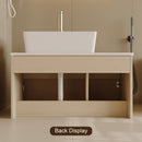 Floating Single Small Bathroom Vanity with Sink