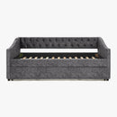 Upholstered Daybed With USB Charging & Pull Out Bed by HouseOfZazla