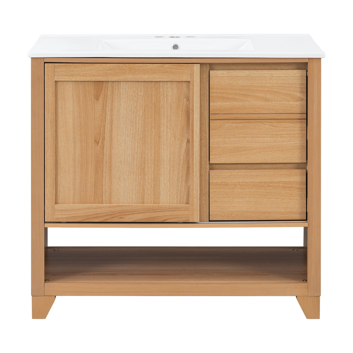 36" Bathroom Vanity with Ceramic Sink, photo 10 of 10