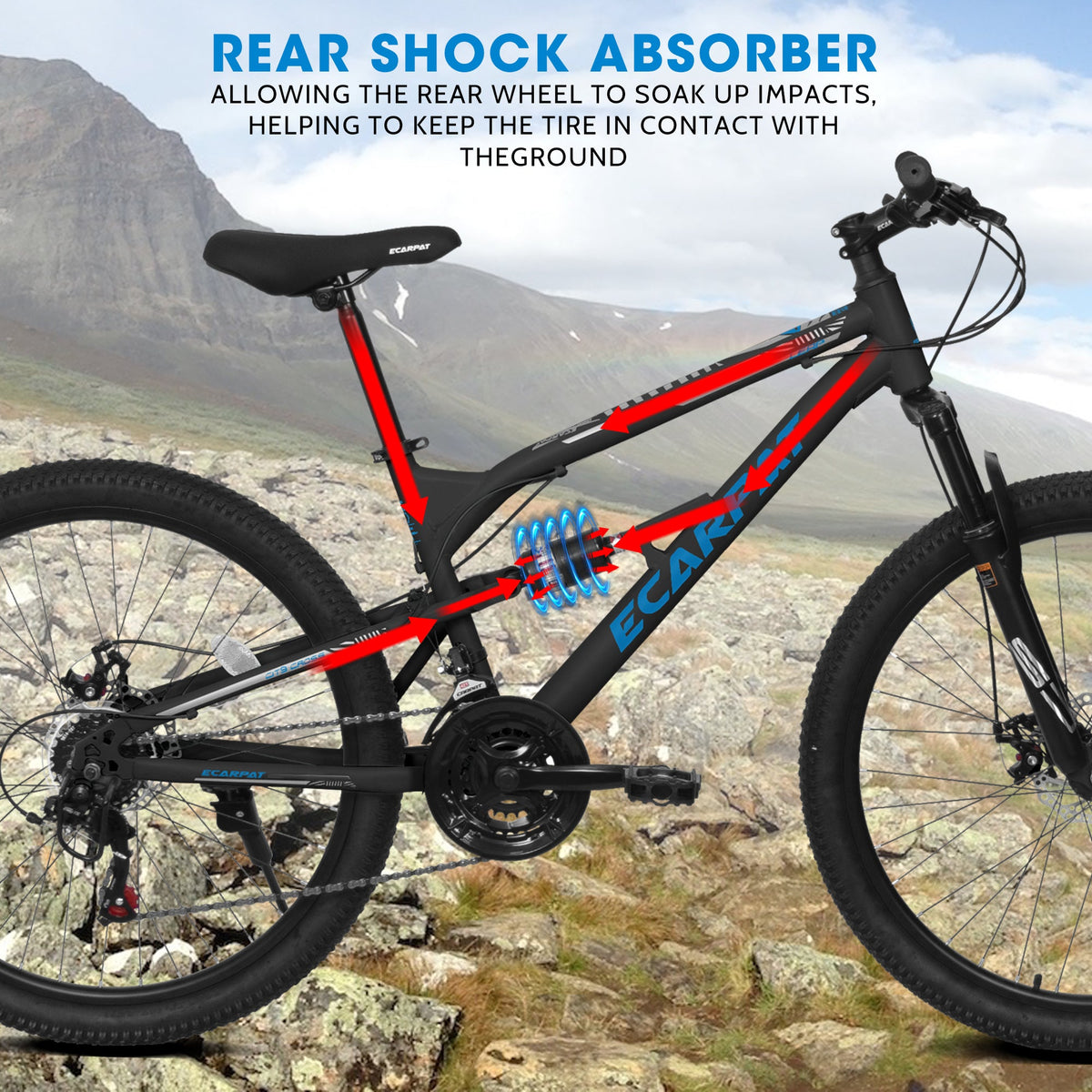 A26207 26 Inch Steel Frame Mountain Bike, photo 8 of 10