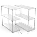 2 Pack 3 Tier Shelf Wire Shelving Unit