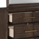 Kenzo - 6 Drawer Dresser - Walnut by HouseOfZazla