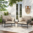 Rope Lounge Chair With Cushions For Modern Spaces