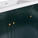 Modern Freestanding Bathroom Vanity With Soft Close Cabinet Doors by HouseOfZazla