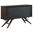 Wes - 2 Door Sideboard Buffet Storage Cabinet - Walnut by HouseOfZazla