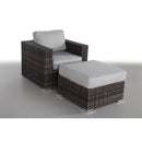 Outdoor Patio Chair Set For Patio With Foam Cushions by Unique Piece Furniture