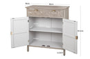 Hand-Carved Accent Cabinet with Drawer and Doors by HouseOfZazla