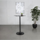 Fresno - Curved Cloud Shaped Bistro Bar Table Bar Table - Black