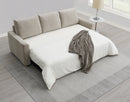 Leira Beige Linen Pull Out Sleeper
