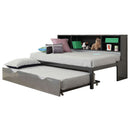 Renell - Twin Bed With Trundle & Storage - Black & Silver by Unique Piece Furniture