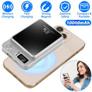 2 In 1 Magnetic Wireless Power Bank 10000mAh PD20W Fast Charger MagSafe Wireless Power Bank Fit for IOS Phones IOS Phone 14 Series And More