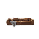 Nordic Modern Sofa With Removable Pillowcase, High Density Sponge Filling, 4 Throw Pillows