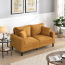 Modern Upholstered Loveseat Sofa, High Resilience by Unique Piece Furniture