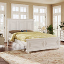 Vintage Tall Headboard Bed by HouseOfZazla
