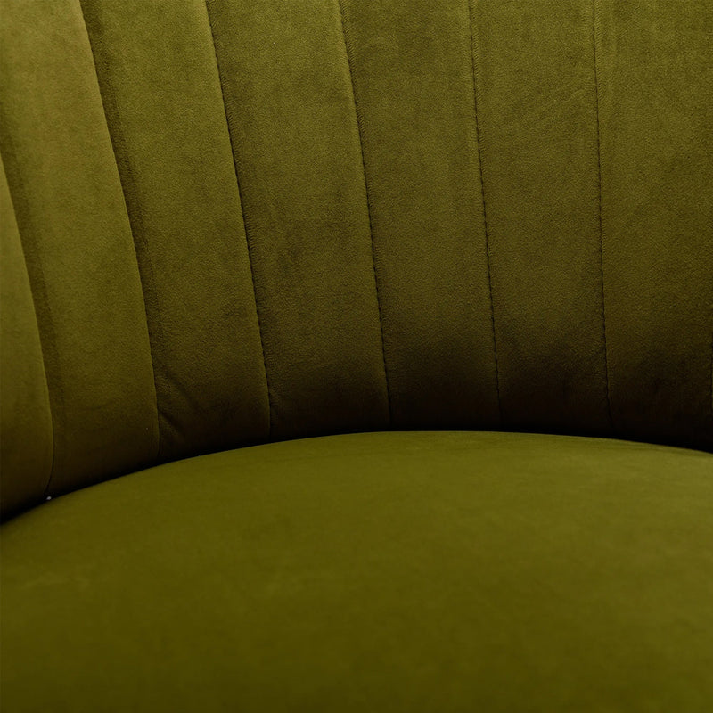 360 Degree Swivel Cuddle Barrel Accent Sofa Chairs, Round Armchairs with Wide Upholstered, Fluffy Velvet Fabric Chair for Living Room, Bedroom, Office, Waiting Rooms