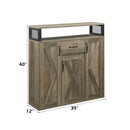 Abiram - Server - Rustic Oak