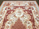 6' X 9' Vintage Handmade Chinese Needlepoint Wool Rug Flat Weave