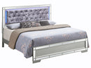 Madison - Upholstered Bed With LED by HouseOfZazla
