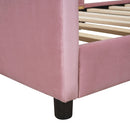 Upholstered Daybed With Rabbit Ear Shaped Headboard by HouseOfZazla