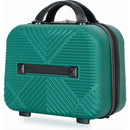 2Piece Luggage Sets ABS Lightweight Suitcase, Spinner Wheels, (20/14) DARK GREEN