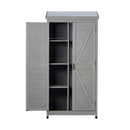 Outdoor Storage Shed With Vertical Tool Cabinet For Backyard by HouseOfZazla