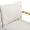 Outdoor 3pcs Acacia Sectional Patio Sofa Set
