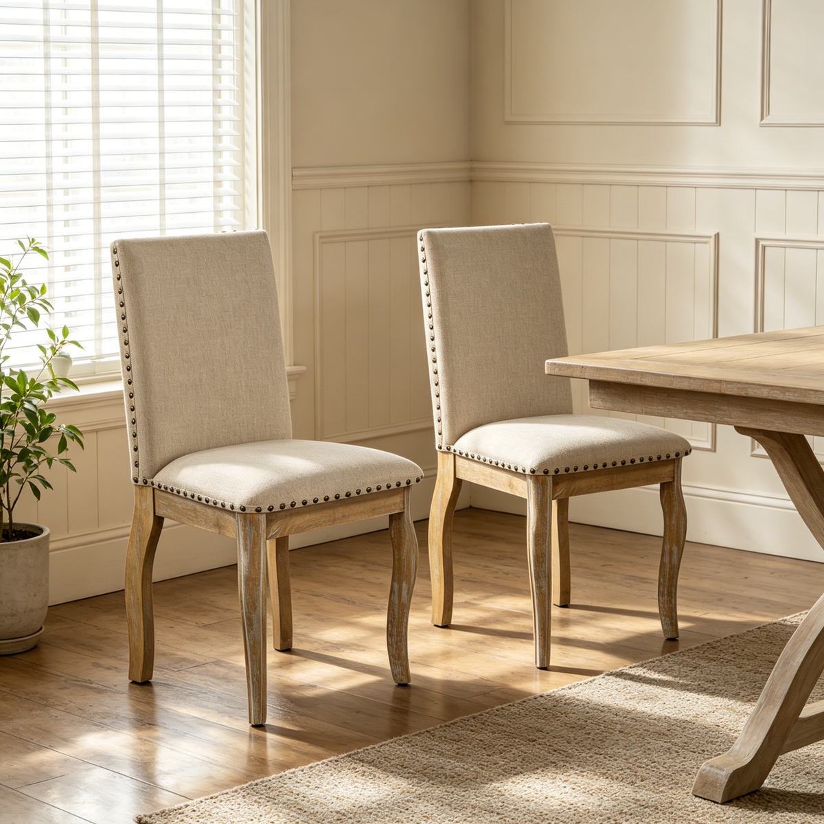 TREXM Set of 2 Dining Chairs, photo 2 of 10