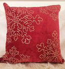 Red Velvet Holiday Throw Pillow 20x20
