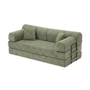 Modern 2 Tone Fabric Convertible Sleeper Sofa Bed by HouseOfZazla