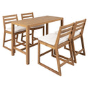 Patio Bar Set With Ergonomic Chairs by HouseOfZazla