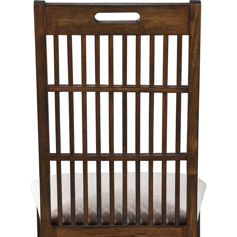 2 Pieces Set Dining Side Chair Rustic Modern Farmhouse Design Retro Design Easy to Assembly