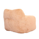Beanbag Sofa Chair With Armrests Stuffed High Density Foam by HouseOfZazla