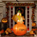 Homcom 4.9ft Inflatable Thanksgiving Decoration Turkey