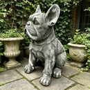 16" Outdoor Weatherproof French Bulldog Statue by HouseOfZazla