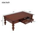 Rectangular Wooden Coffee Table with Storage Drawer by HouseOfZazla