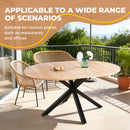 Extendable Round Dining Table - Oak