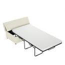 Twin Size Folding Ottoman Sleeper Bed With Mattress Convertible Guest Bed by HouseOfZazla