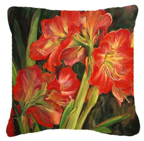 Amaryllis by Neil Drury Canvas Decorative Pillow DND0091PW1414