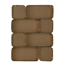 Mirror With en Metal Framed Decorative Rectangle Mirror For Bedroom Dressing Room, Hallway Or Living Spac - Gold by HouseOfZazla