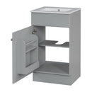 Bathroom Vanity With Sink, Cabinet With Adjustable Shelf by HouseOfZazla
