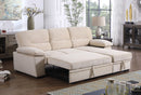 Kipling - Reversible Sleeper Sectional Sofa Chaise by HouseOfZazla