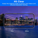 2Pcs HD Clear Screen Protectors Tempered Glass Film Full Coverage Screen Protector Fit for IOS Phone 14/14Plus/14Pro/14Pro Max/13/13Pro/13Max/12/12Pro