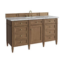 James Martin Brittany 60" Single Bathroom Vanity, Pecan