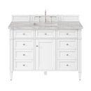 James Martin Brittany 48" Single Bathroom Vanity, Bright White