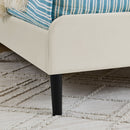 Upholstered Platform Bed Frame With 2 Storage Drawers And Adjustable Sofa Bed
