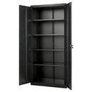 Metal Storage Cabinet, 68.9 in Lockable Steel Garage Cabinet by HouseOfZazla